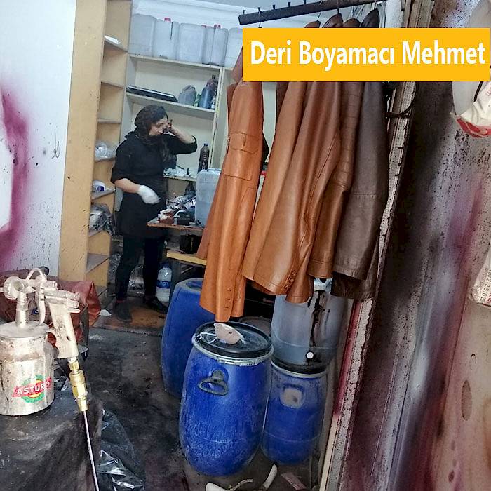 Deri Manto Boyama
