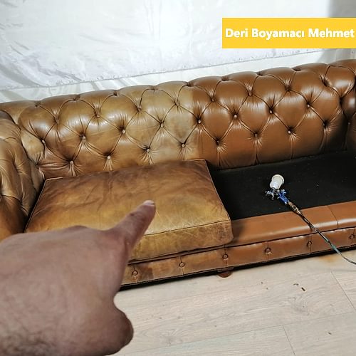 Deri Koltuk Boyama