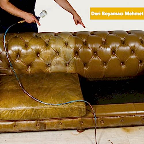 Deri Koltuk Boyama