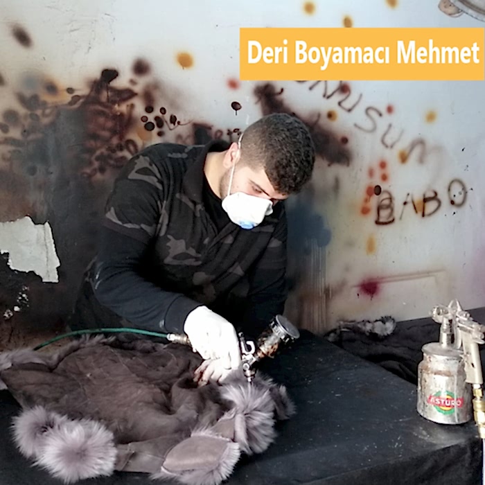 Deri Manto Boyama